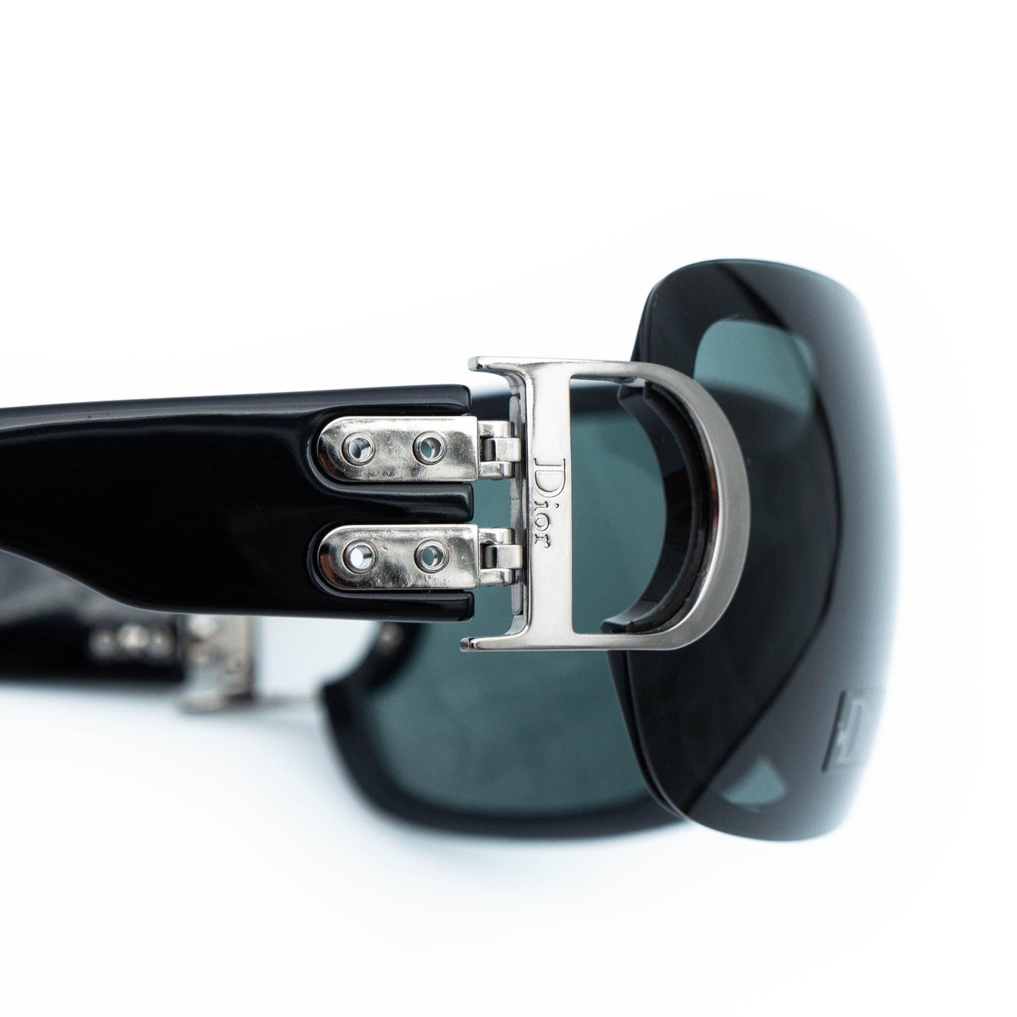 DIOR AIRSPEED 2 Black Shield Mask Sunglasses Vintage