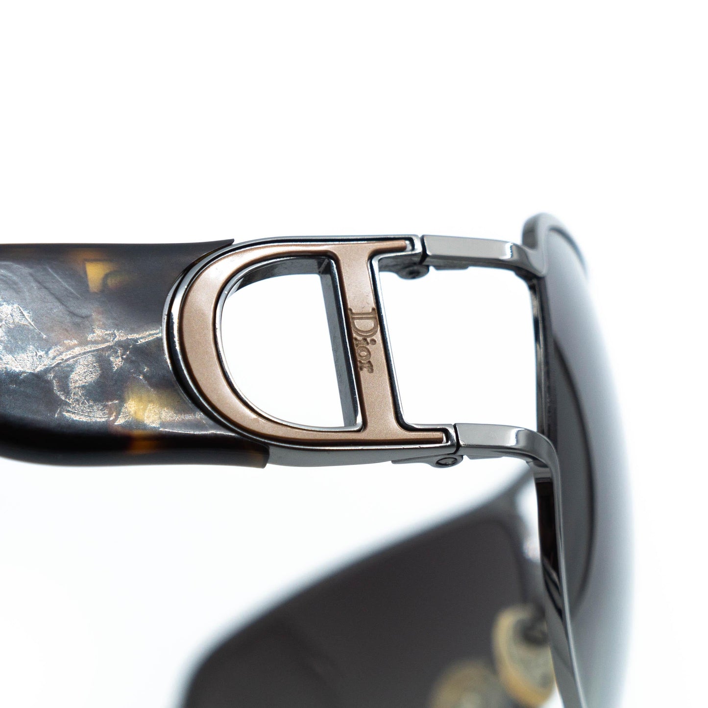 Christian DIOR PRECOLL 2 Brown Aviator Sunglasses