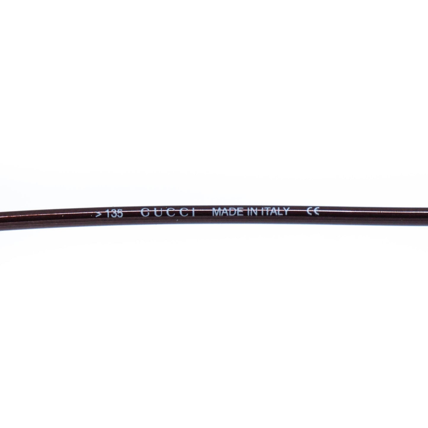 GUCCI GG 2665/S Brown Shield Rimless Sunglasses Vintage