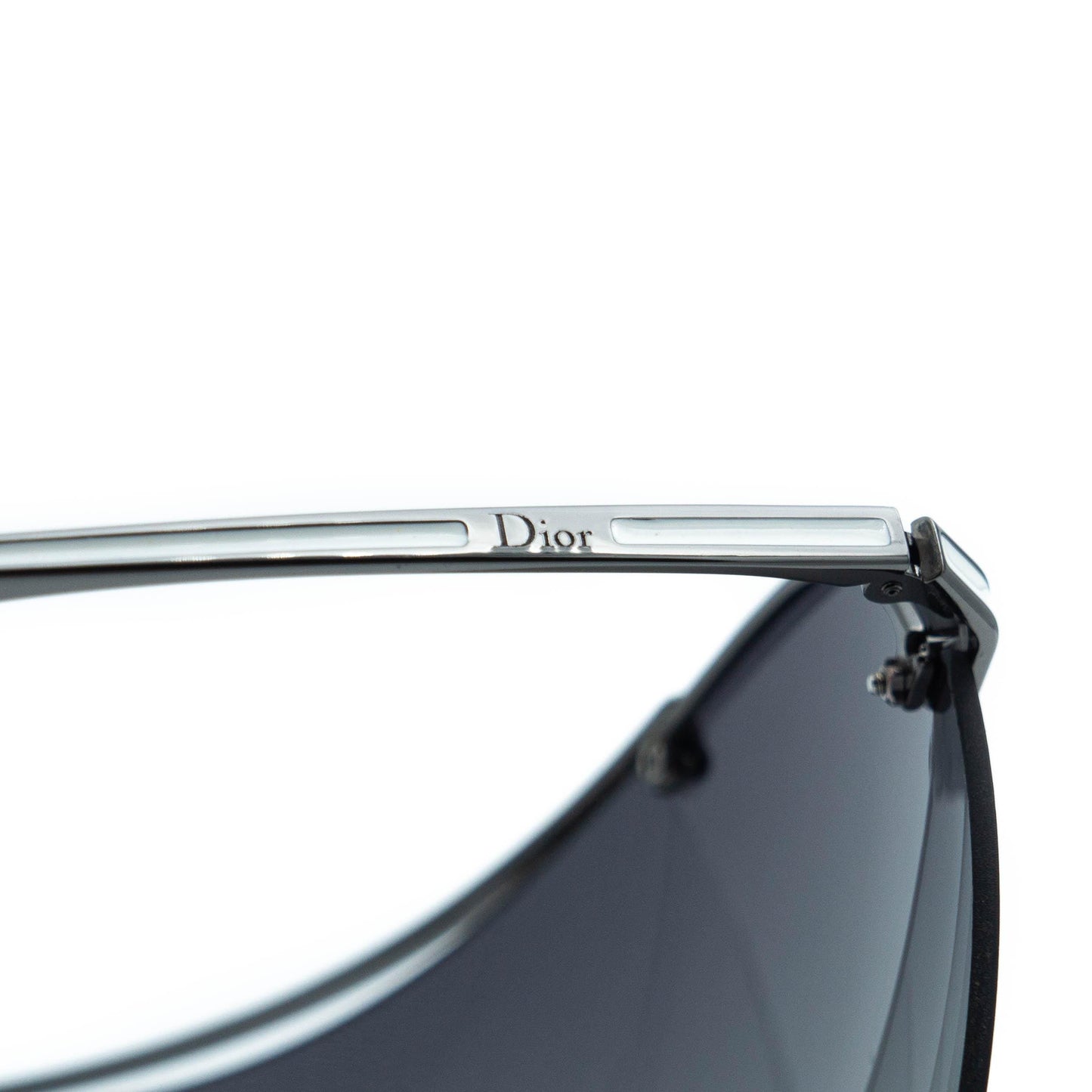 Christian DIOR AIR 1 Black Shield Sunglasses Vintage