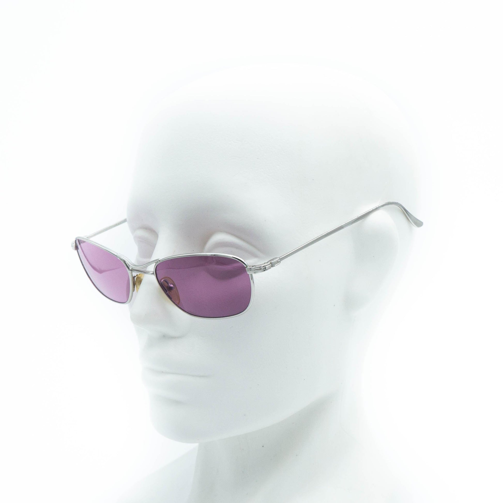 GUCCI GG 1618 silver purple vintage sunglasses