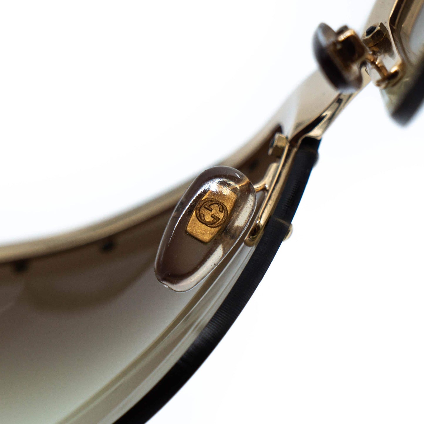 GUCCI GG 1819/S White Shield Oversized Sunglasses