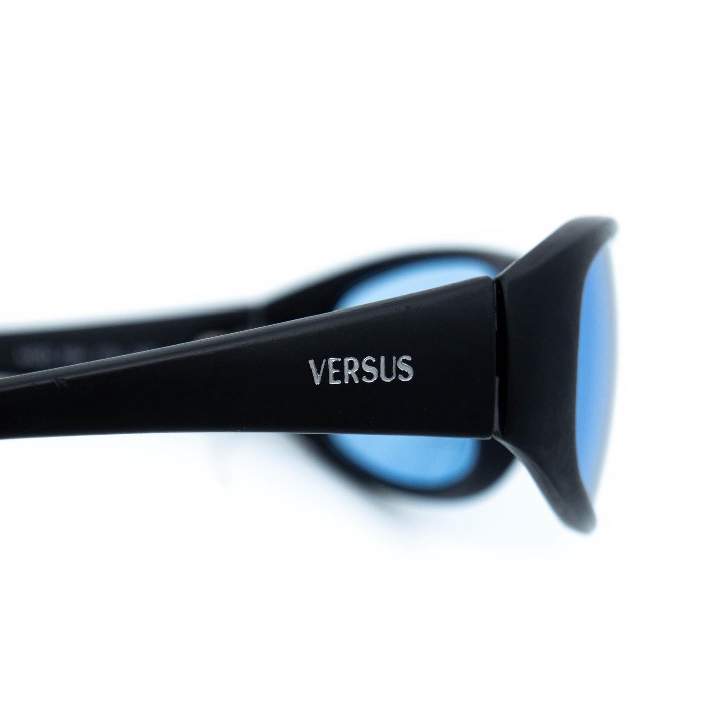 VERSUS by Versace E84 Black Blue Sunglasses Vintage