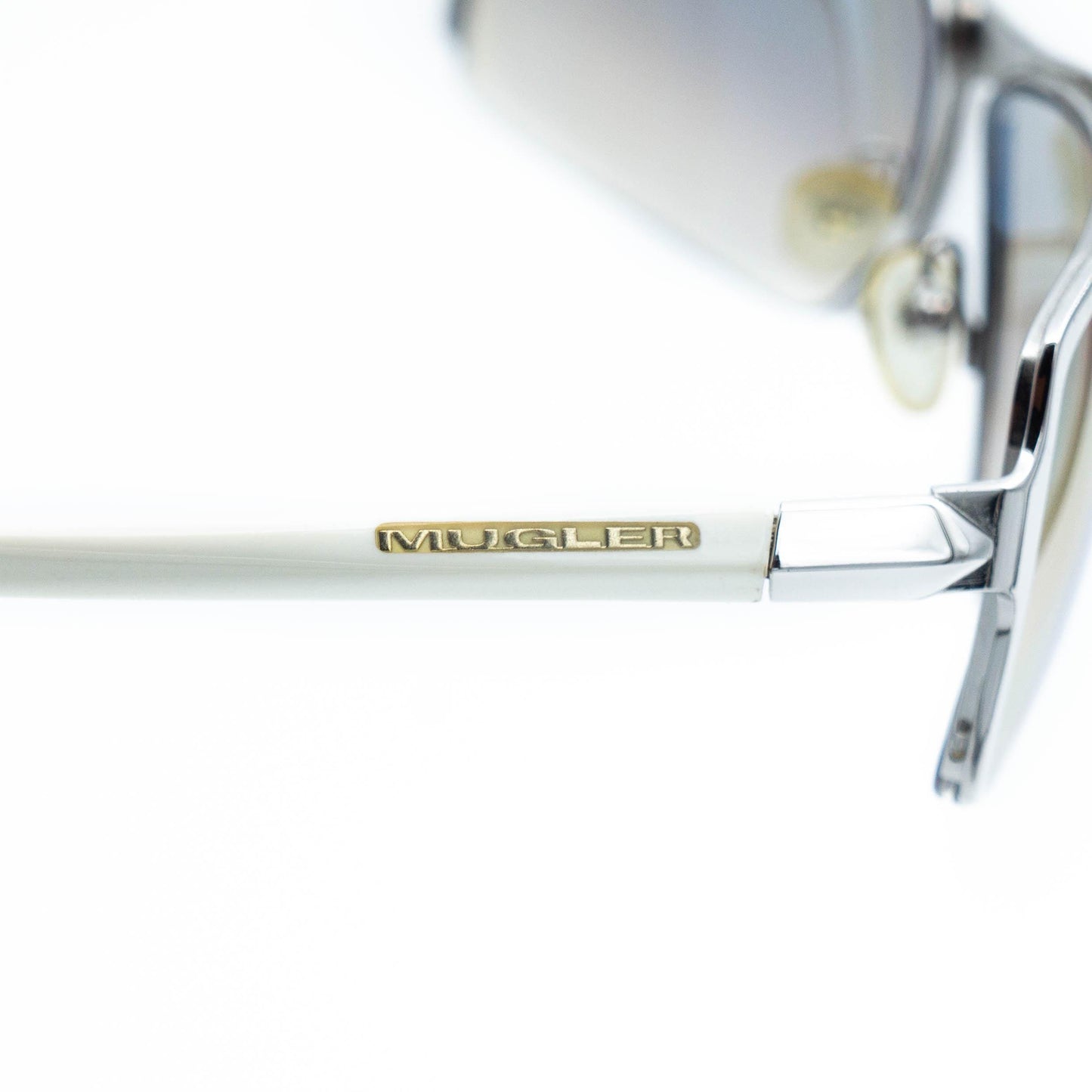 Thierry Mugler TM10043 White Sunglasses Vintage