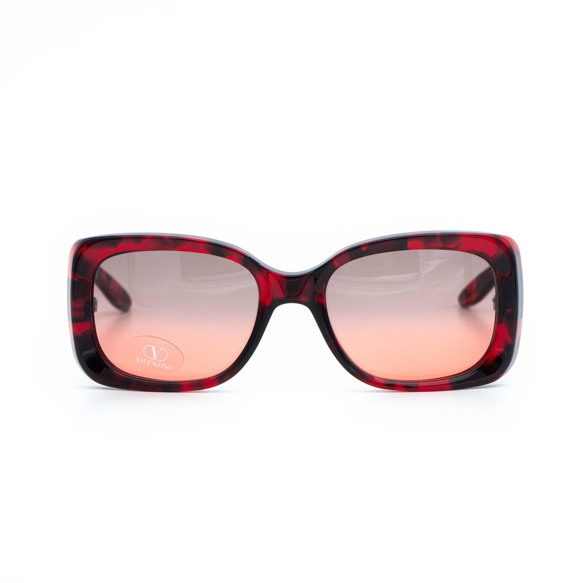 Valentino 5150/S red oversized vintage sunglasses