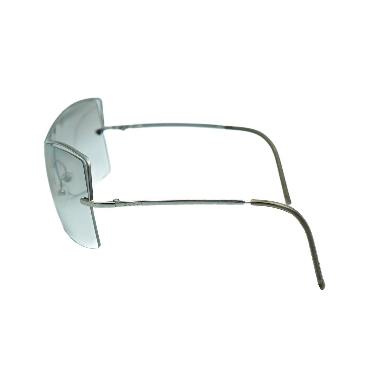 GUCCI GG 2684 Rimless White Silver Sunglasses Vintage 90s 00s