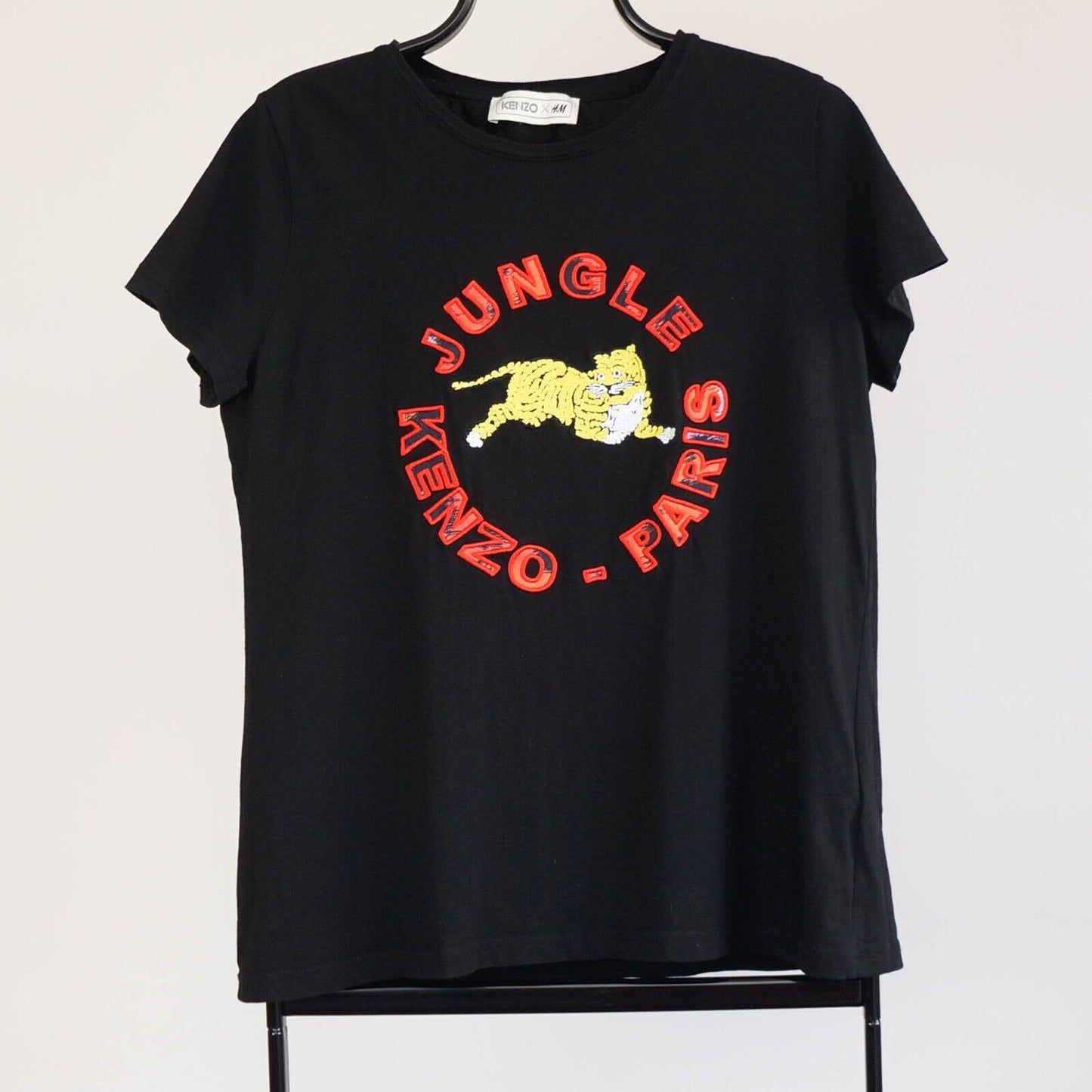H&M × Kenzo Vintage Jungle Kenzo Paris Black T Shirt