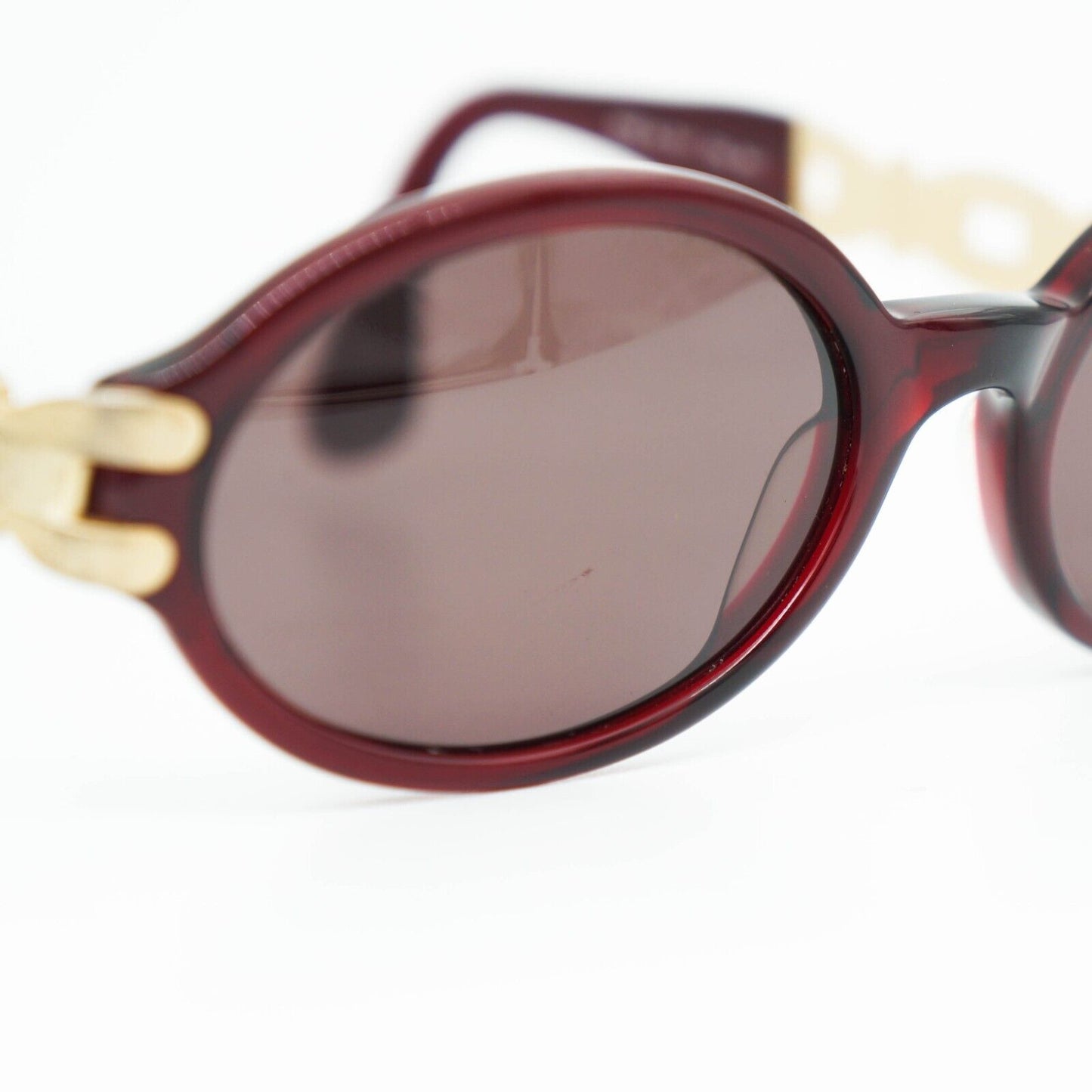 FENDI SL 7517 Gold Brown Sunglasses Vintage 90s 00s