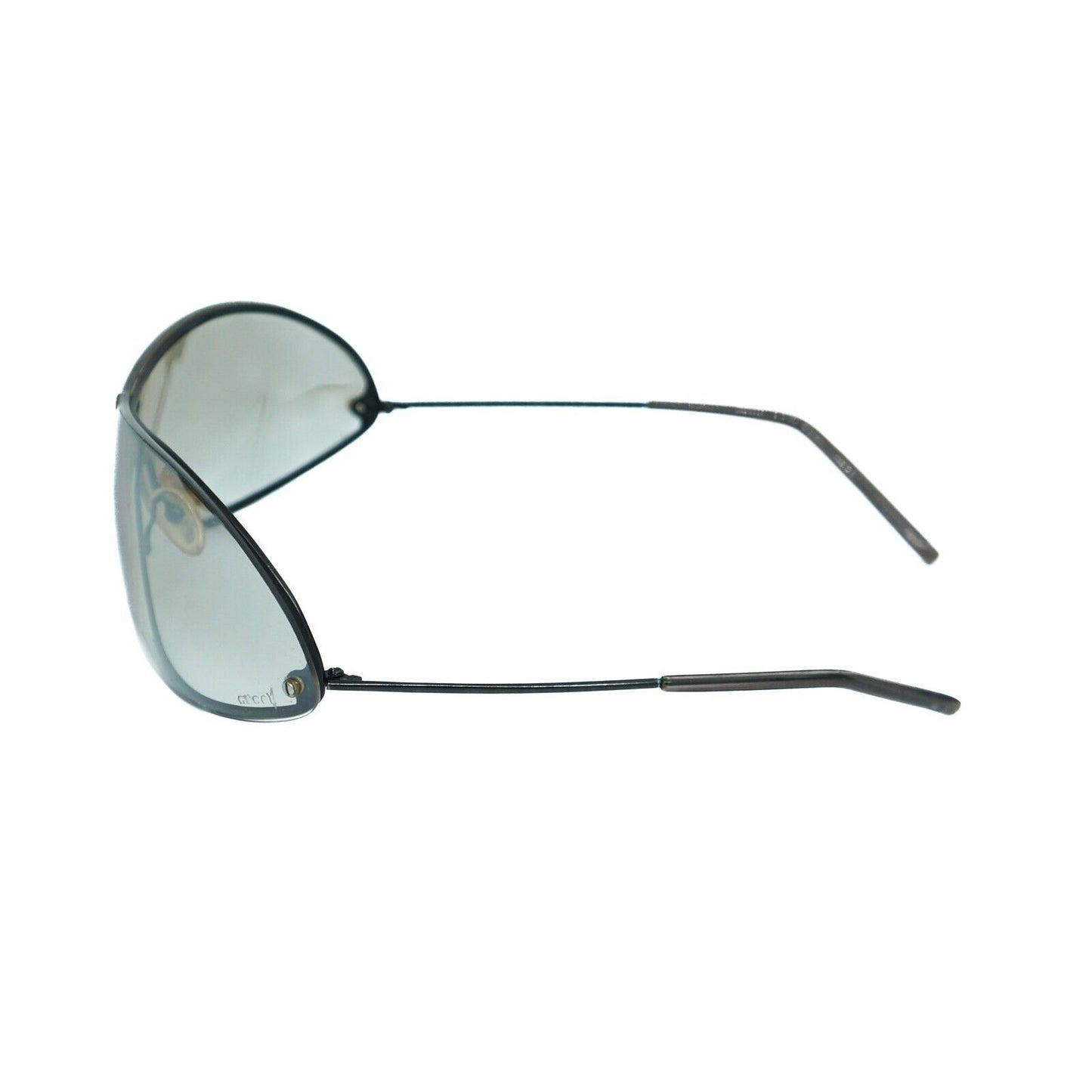 GUCCI Shield White Sunglasses Vintage 90s 00s