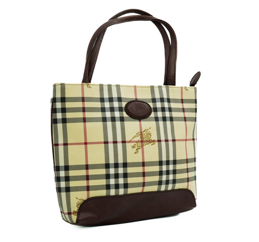 BURBERRY Check Monogram Bag Vintage