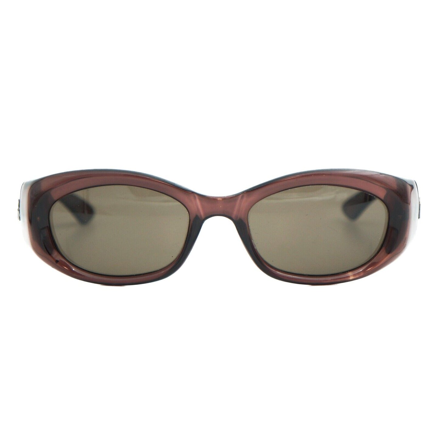 GUCCI GG 2432 Oval Red Sunglasses Vintage 90s 00s