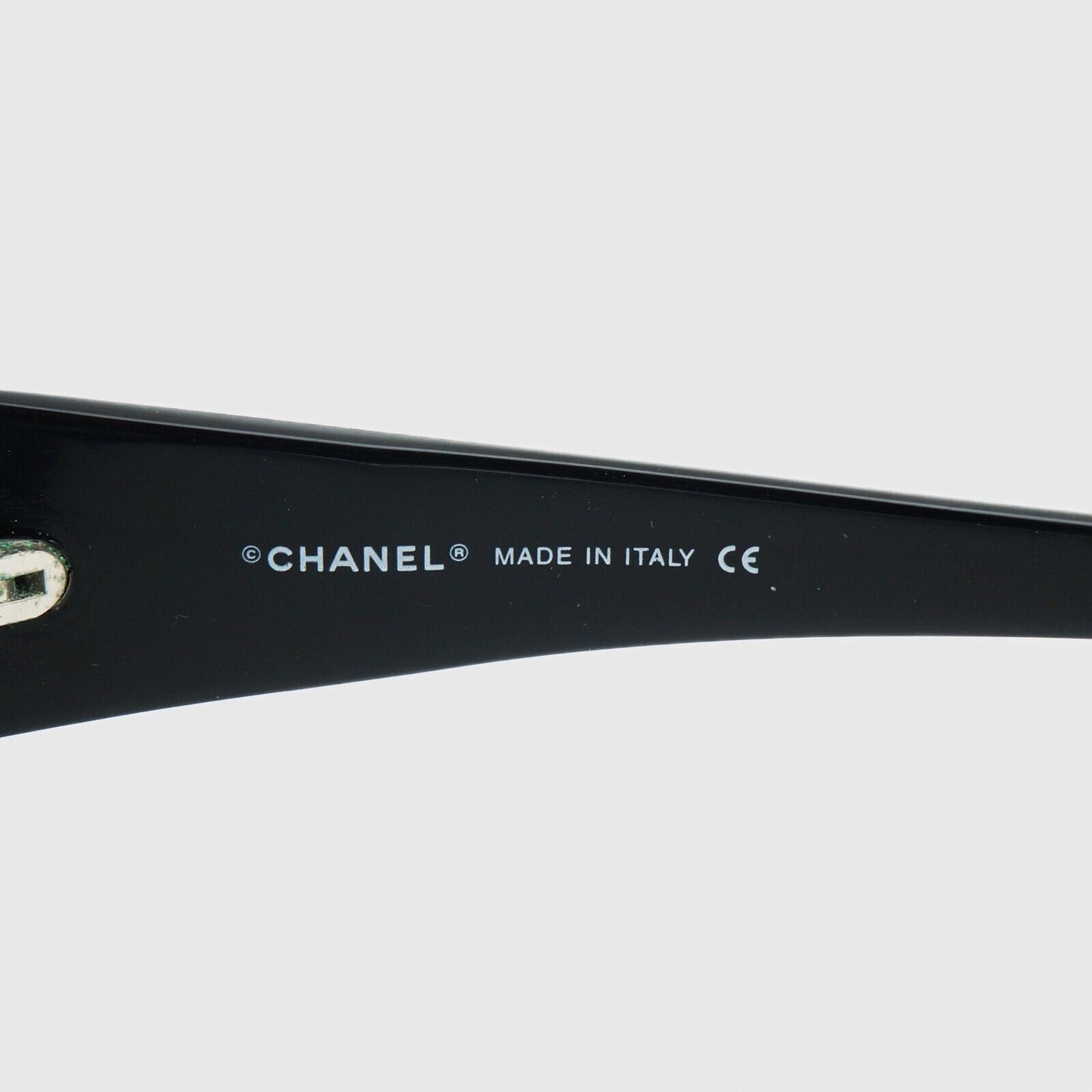 CHANEL 5064 Crystal CC Black Sunglasses Vintage 00s