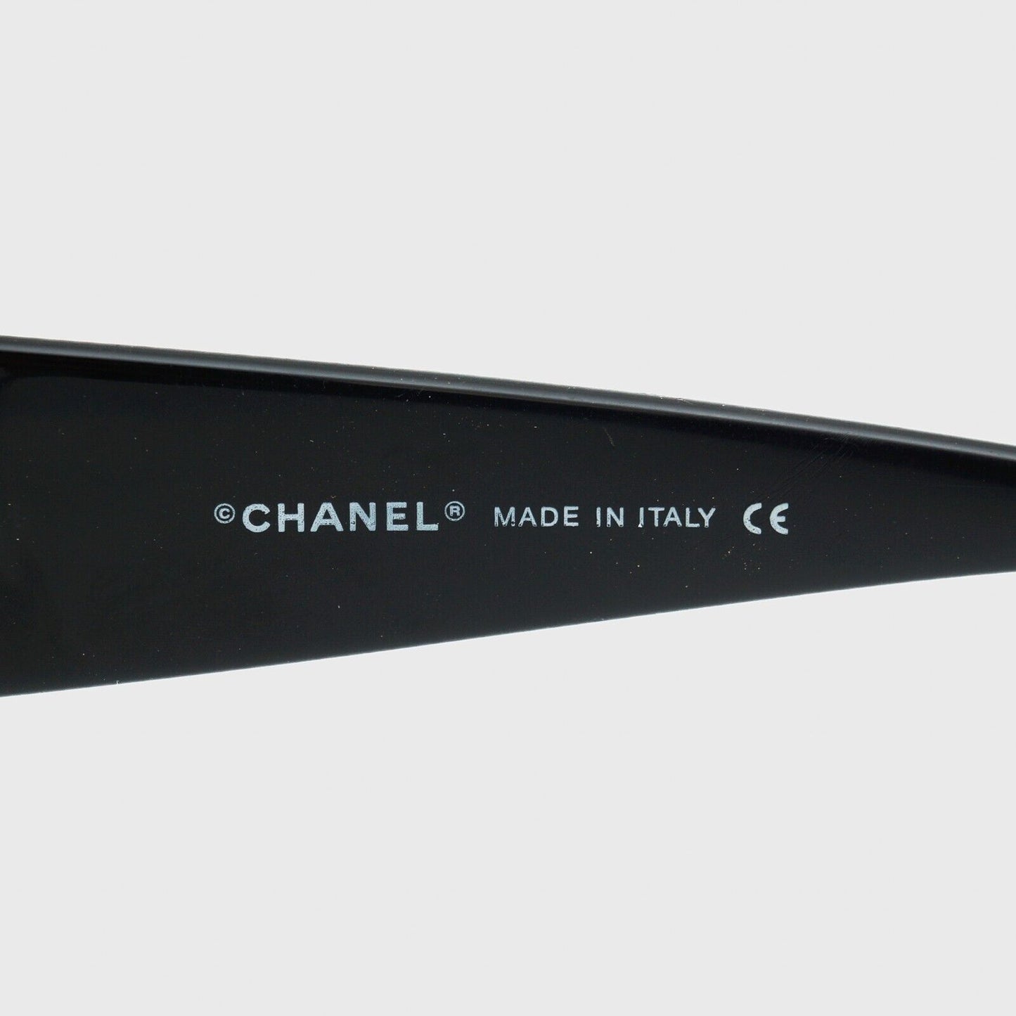 CHANEL 4097 Black Silver Sunglasses Vintage 90s 00s