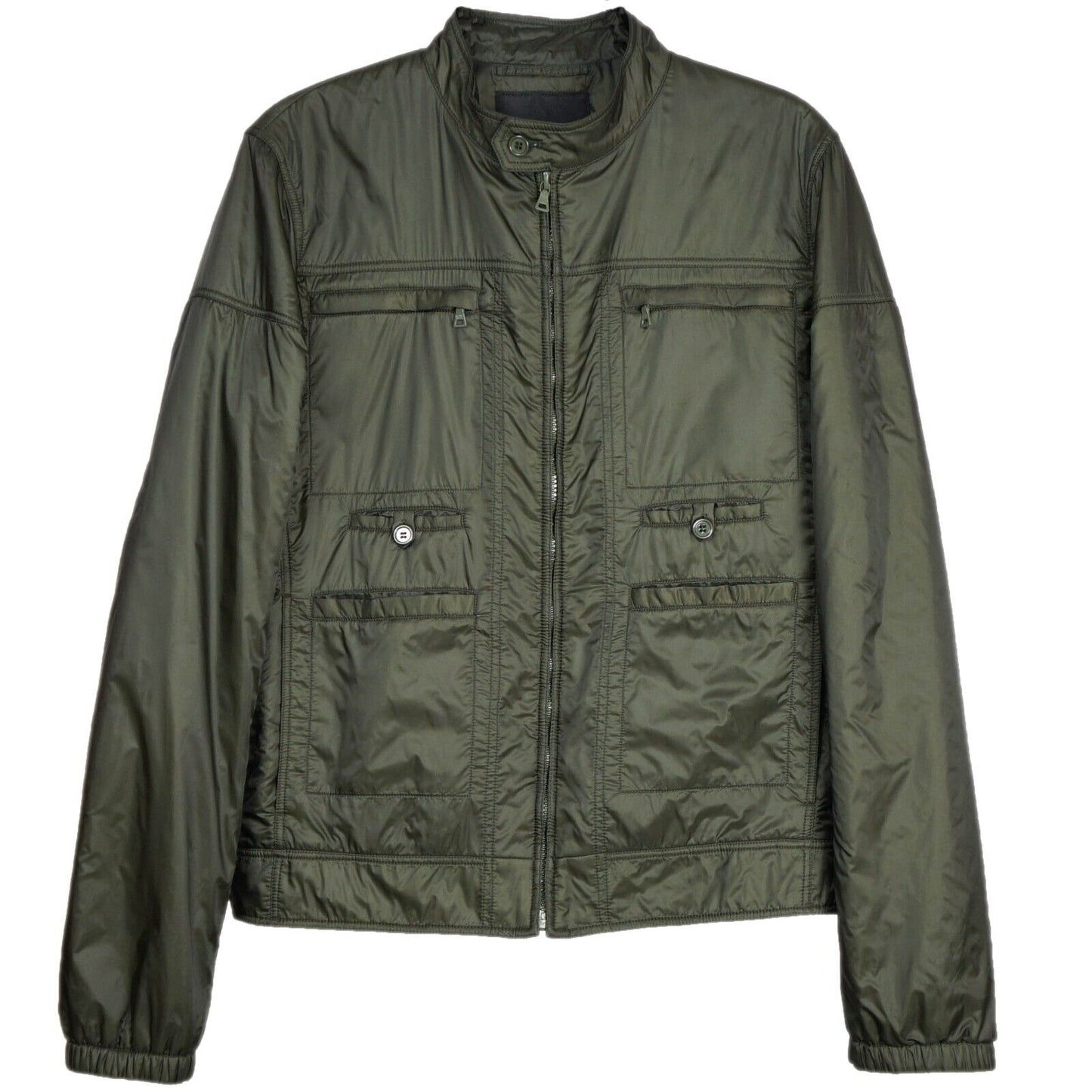 Prada Nylon Green Men Jacket