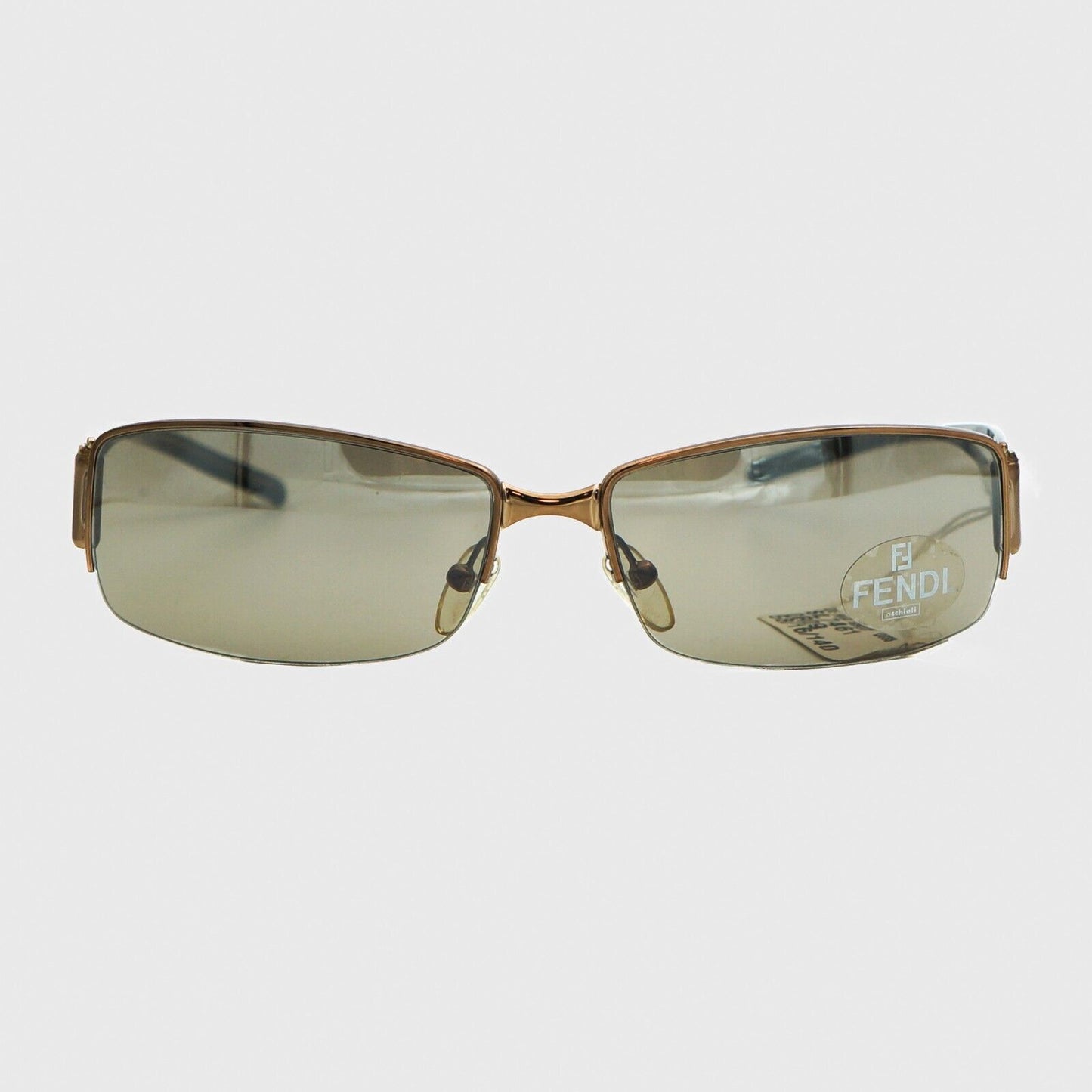 FENDI SL 7461 Rimless Brown Sunglasses Vintage 90s 00s