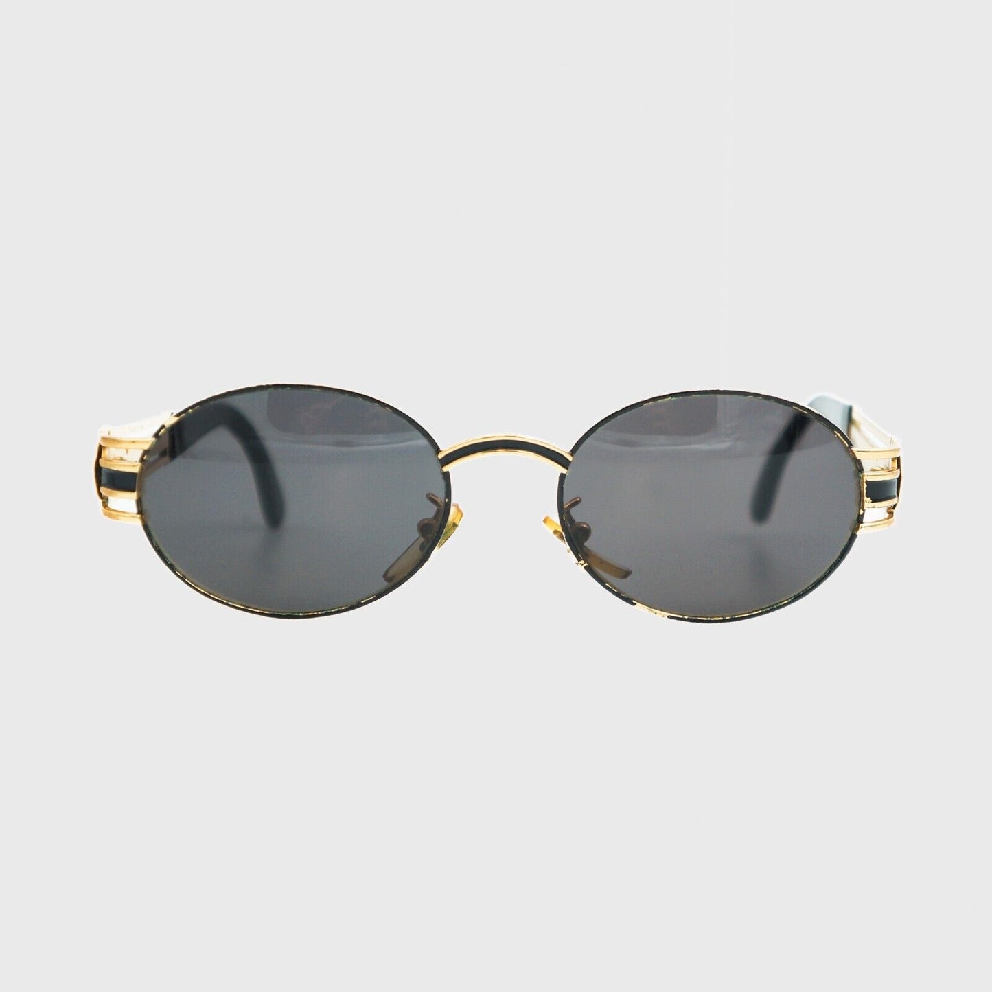 FENDI SL 7031 Gold Oval Metal Sunglasses Vintage 90s 00s