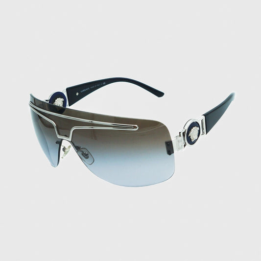 VERSACE MOD 2132 Medusa Shield Black Sunglasses