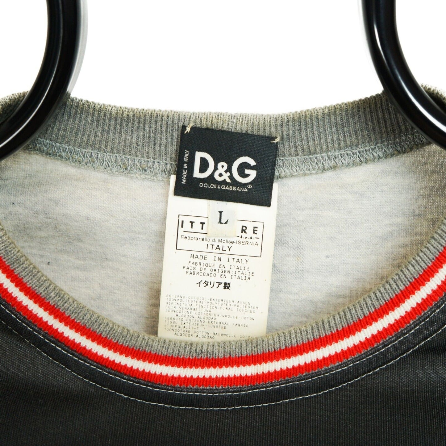 Dolce & Gabbana Milano Ambrogina FC Nylon Tee Shirt Vintage