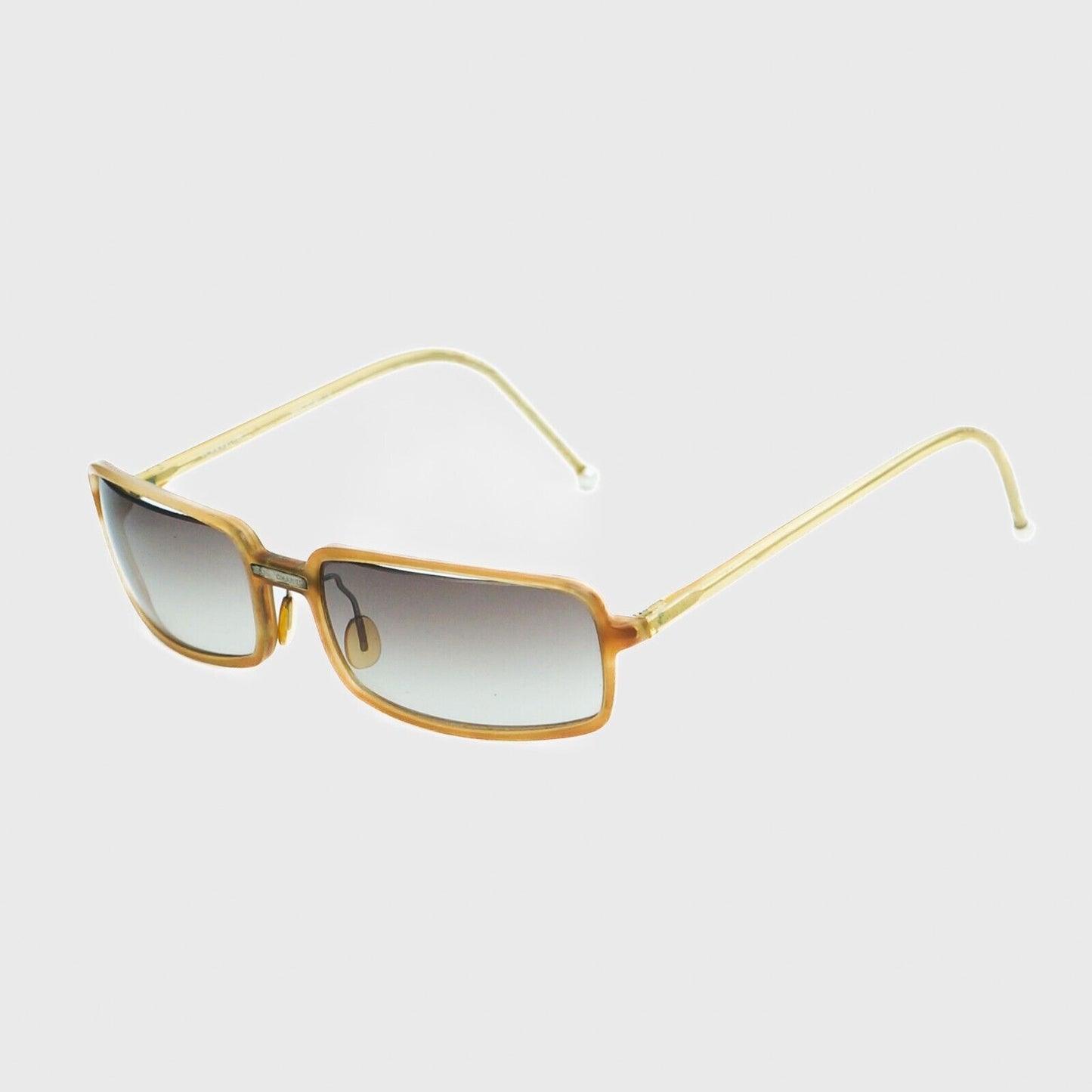 CHANEL 5047 Square Beige Pearl Sunglasses Vintage 90s 00s