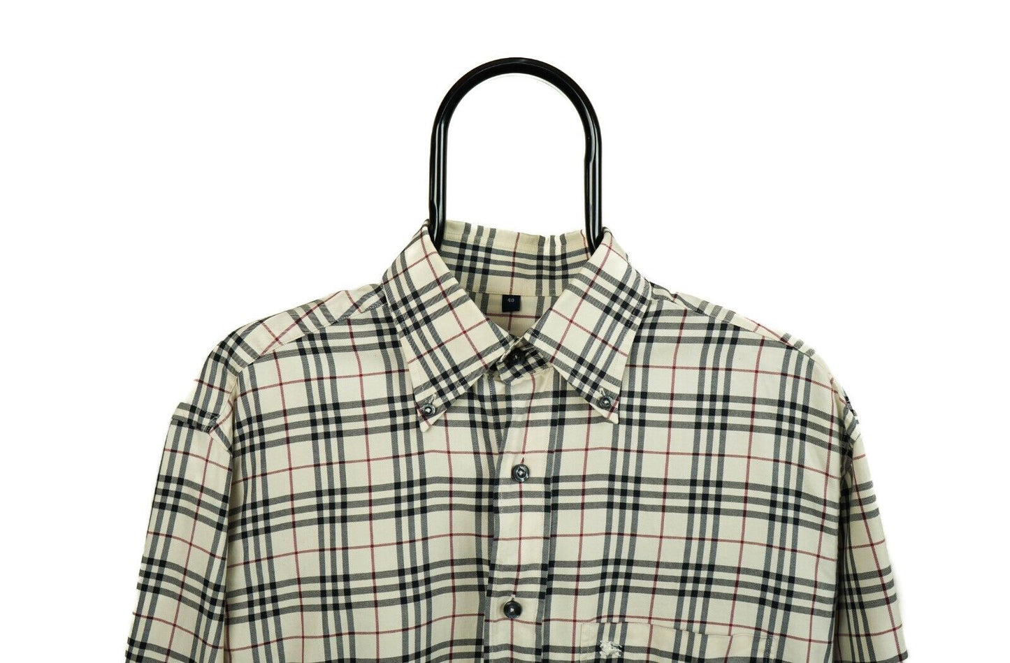 BURBERRY Vintage Long Sleeve Monogram Nova Check Shirt XL
