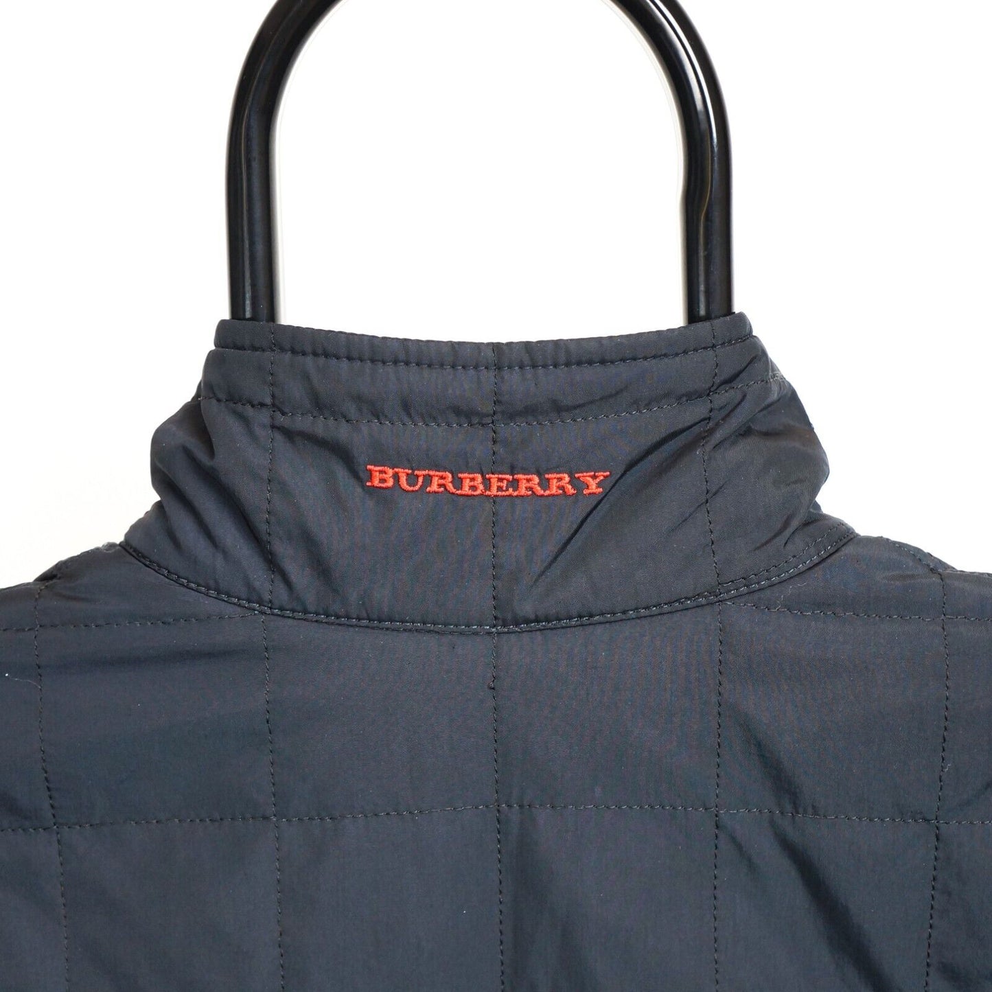 BURBERRY Check Black Vest Vintage 90s 00s