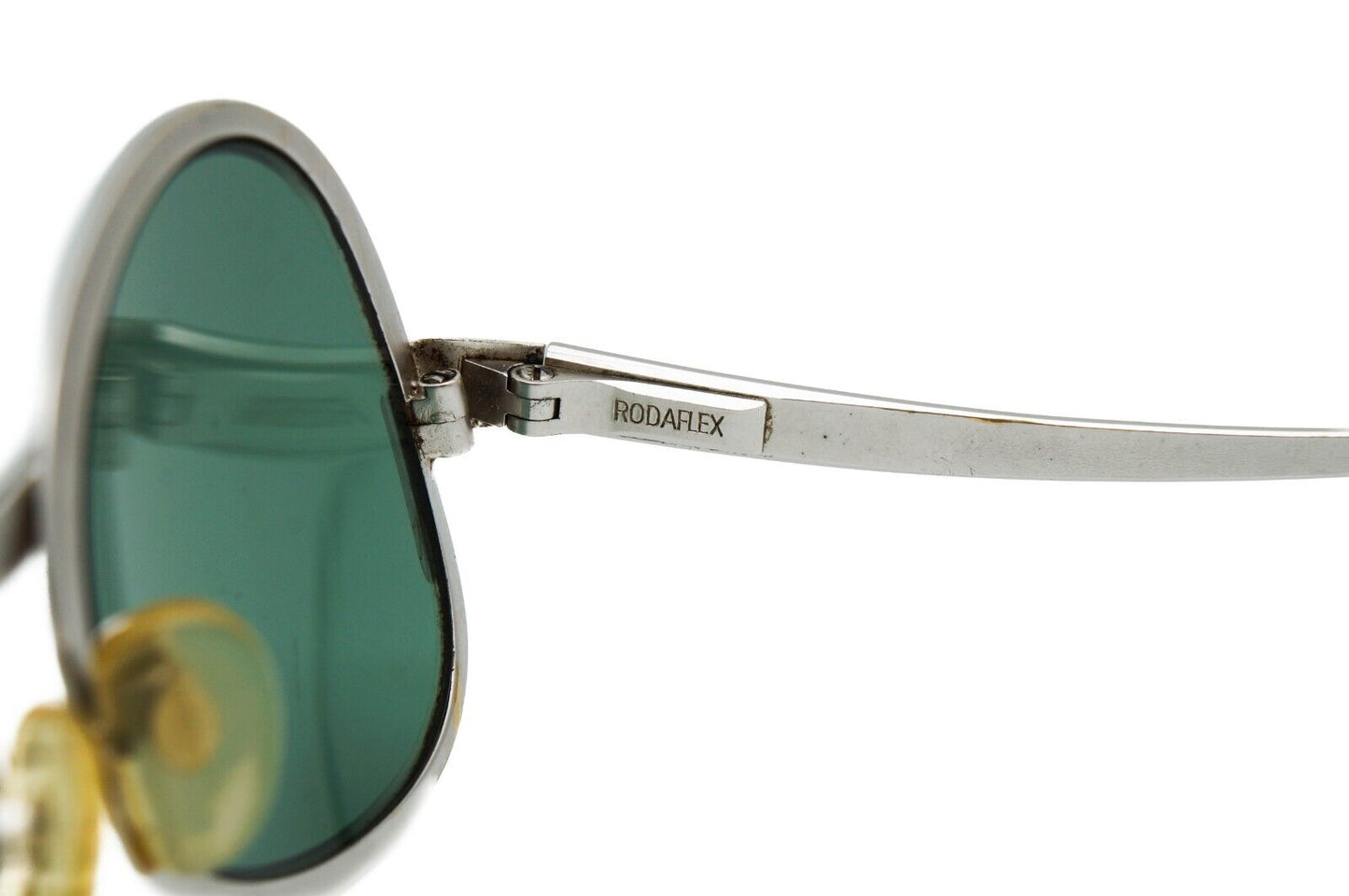 RODAFLEX Rodenstock 130 Exclusiv 100 WR Vintage Sunglasses Green Metal 90s