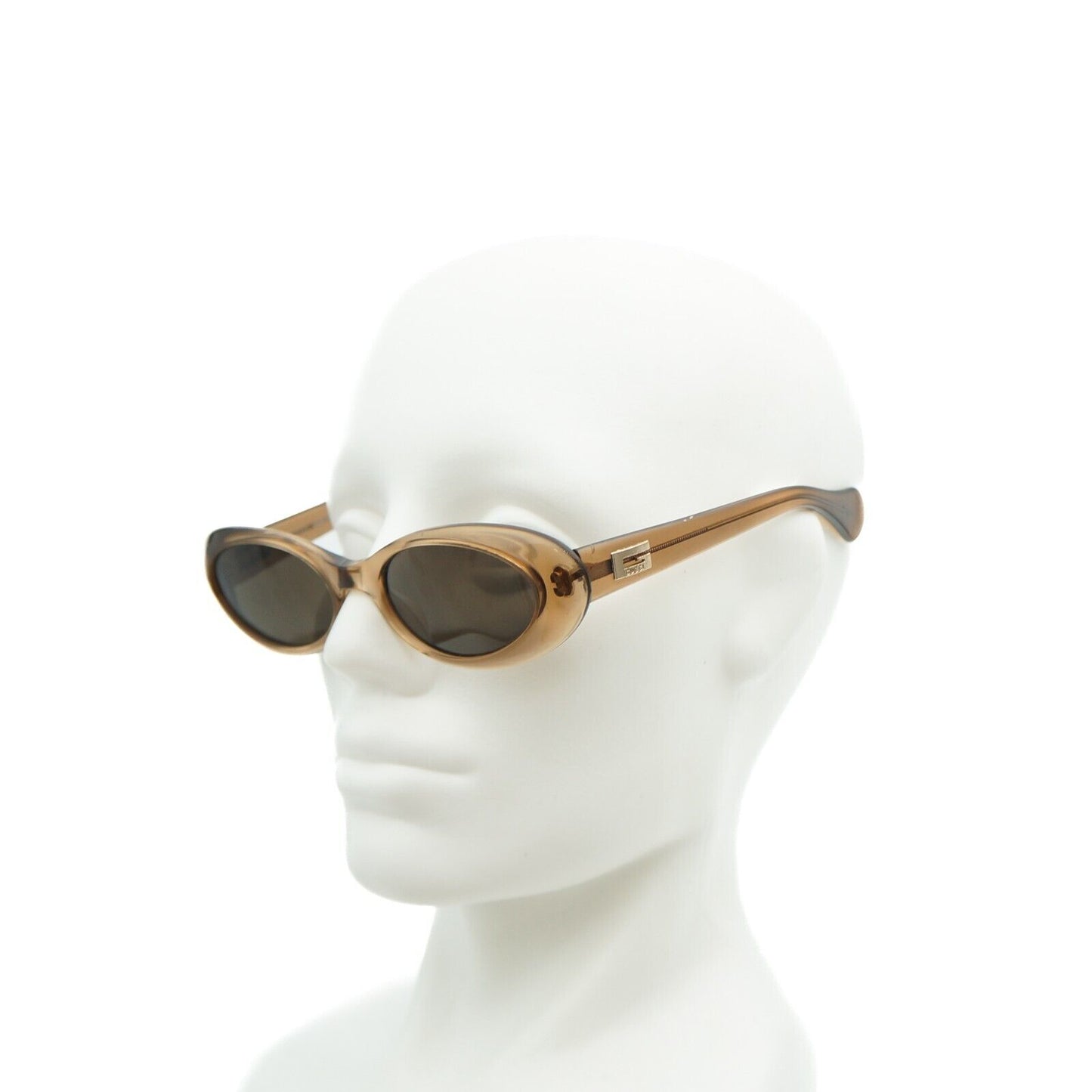 GUCCI GG 2420 Oval Brown Sunglasses Vintage 90s 00s