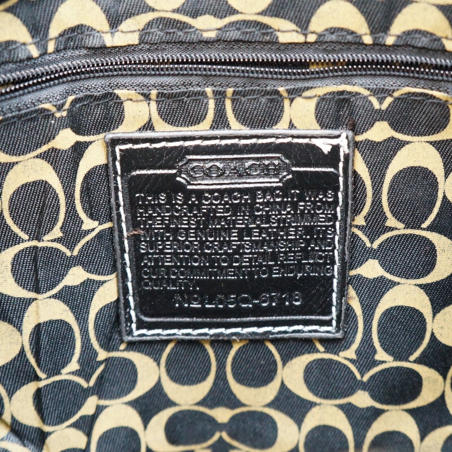 COACH Monogram Women Bag Vintage