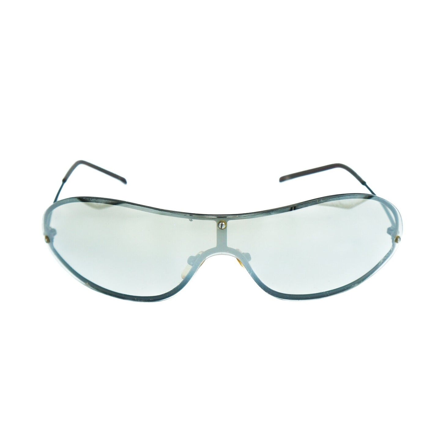 GUCCI Shield White Sunglasses Vintage 90s 00s