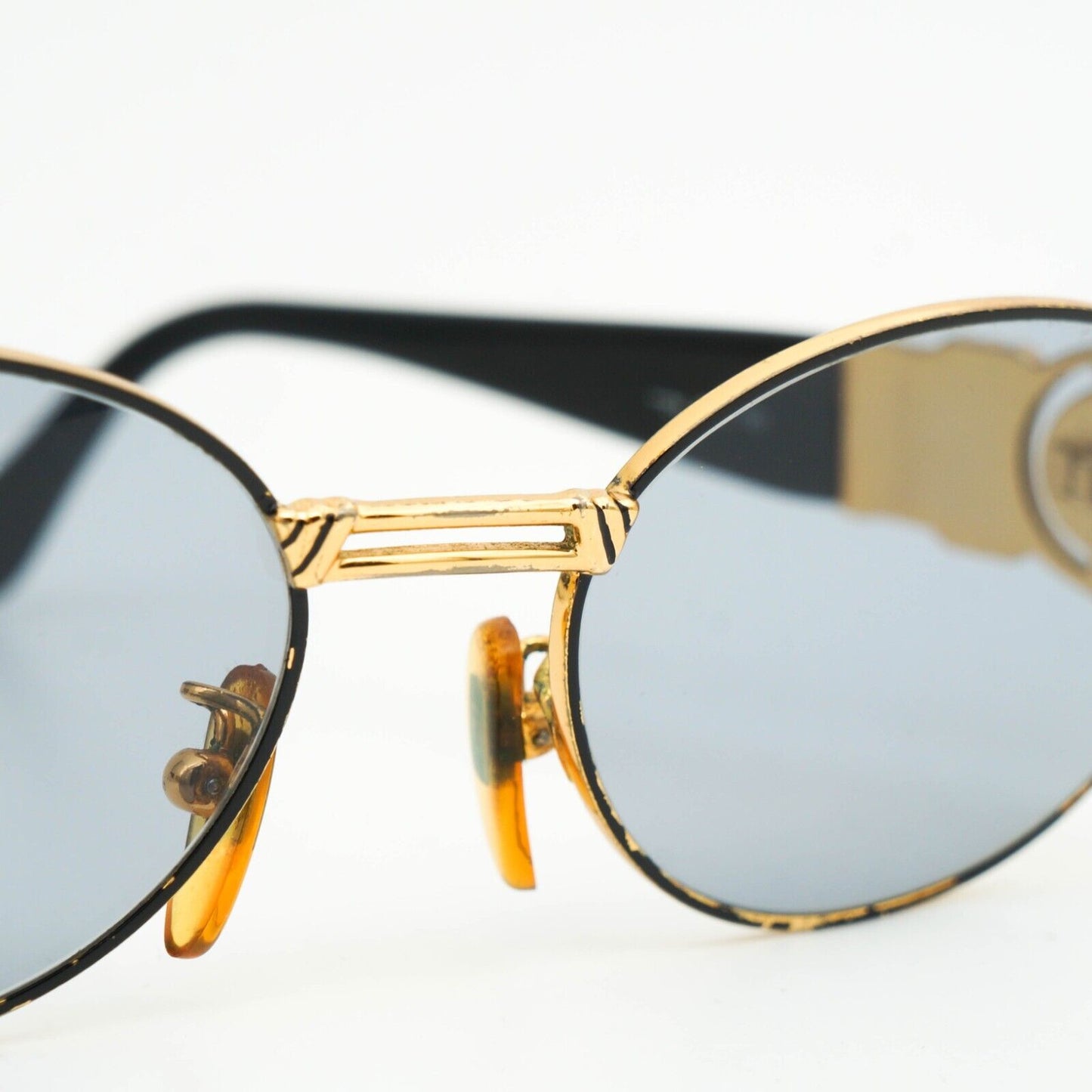 FENDI SL 7034 Gold Oval Sunglasses Vintage 90s