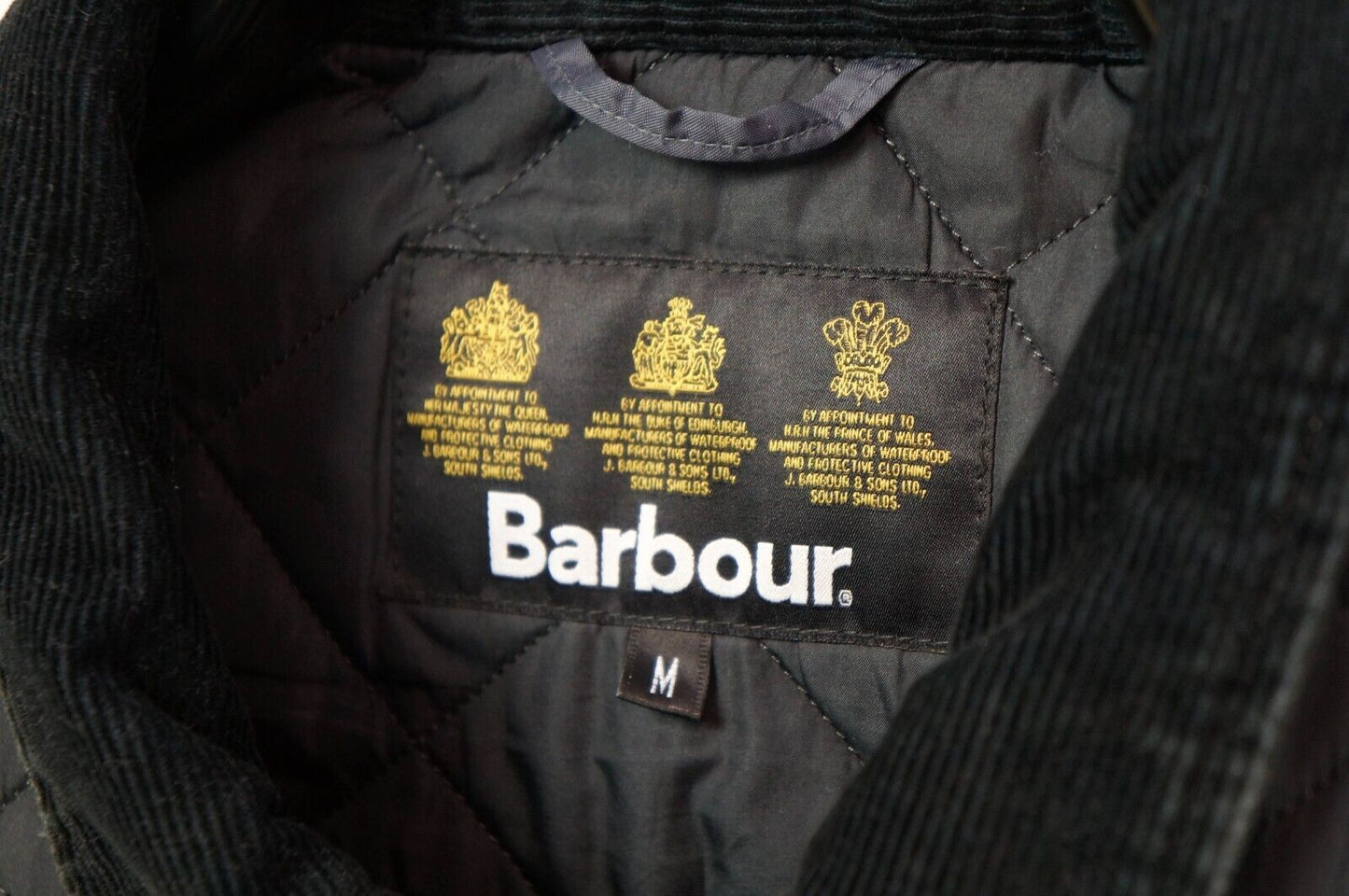 BARBOUR Classic Black Quilted Men Jacket