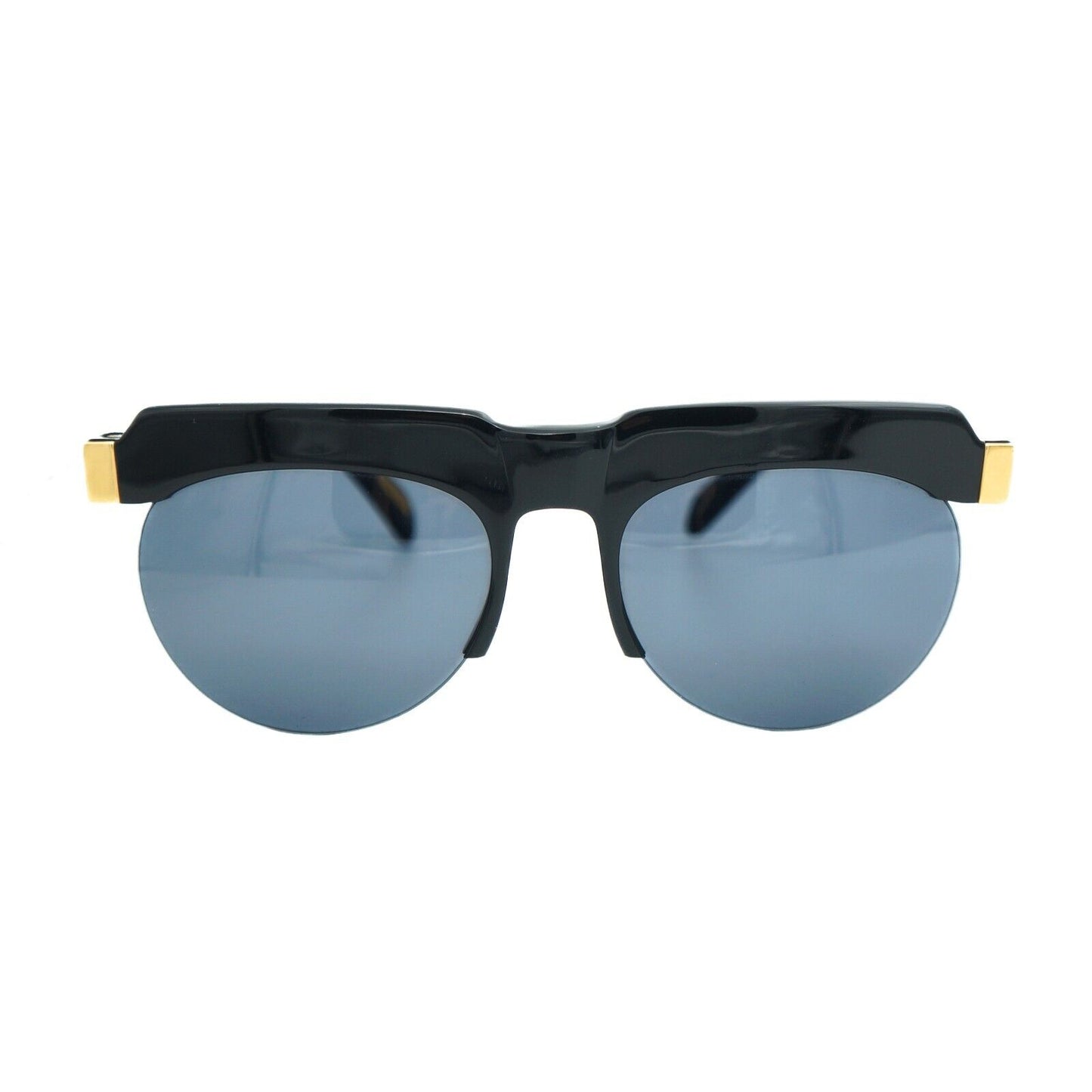 GIANNI VERSACE Mod 397 Ultra Rare Black Sunglasses Vintage 90s