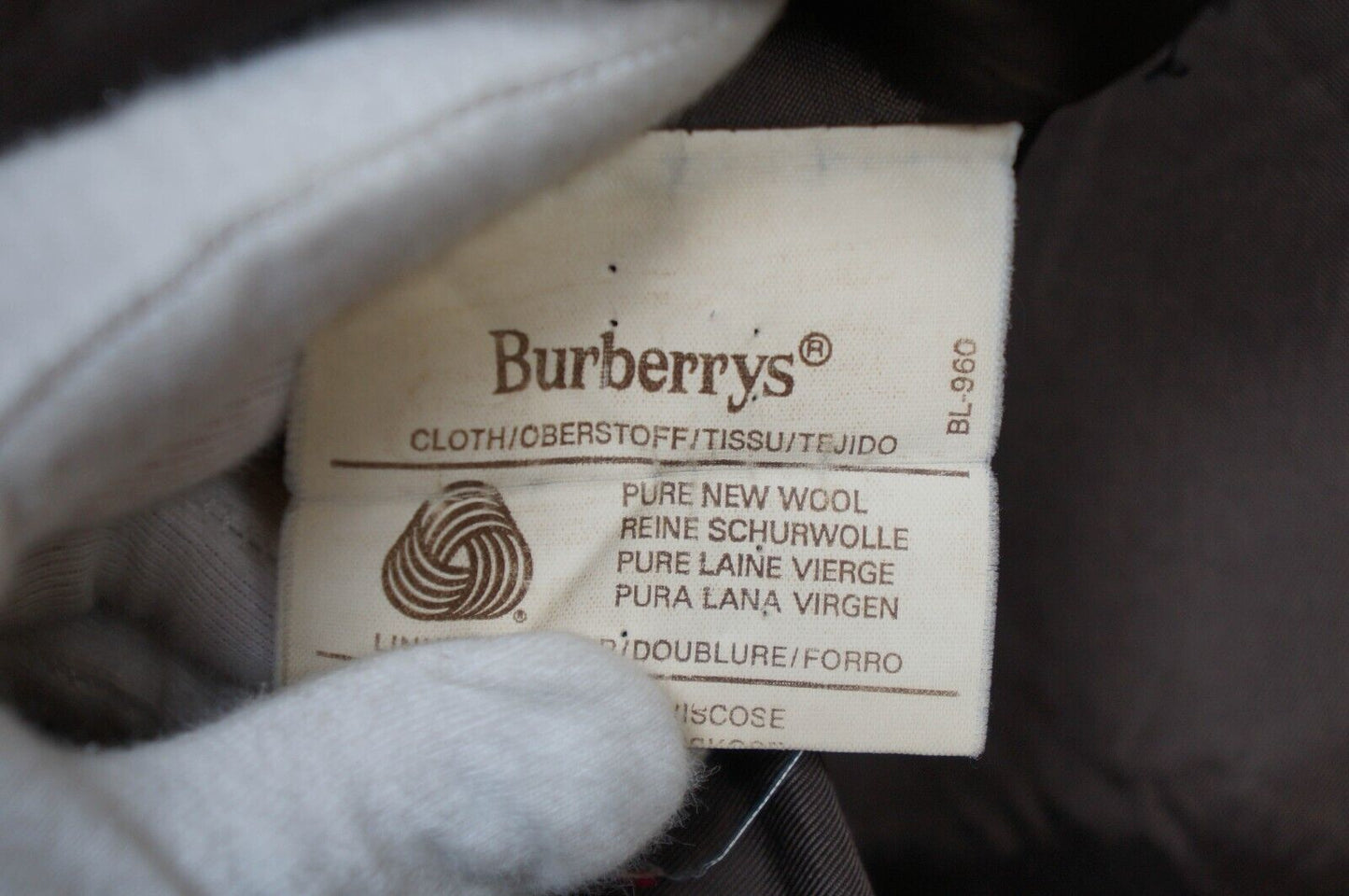 BURBERRY Coat Jacket Vintage Brown 90s