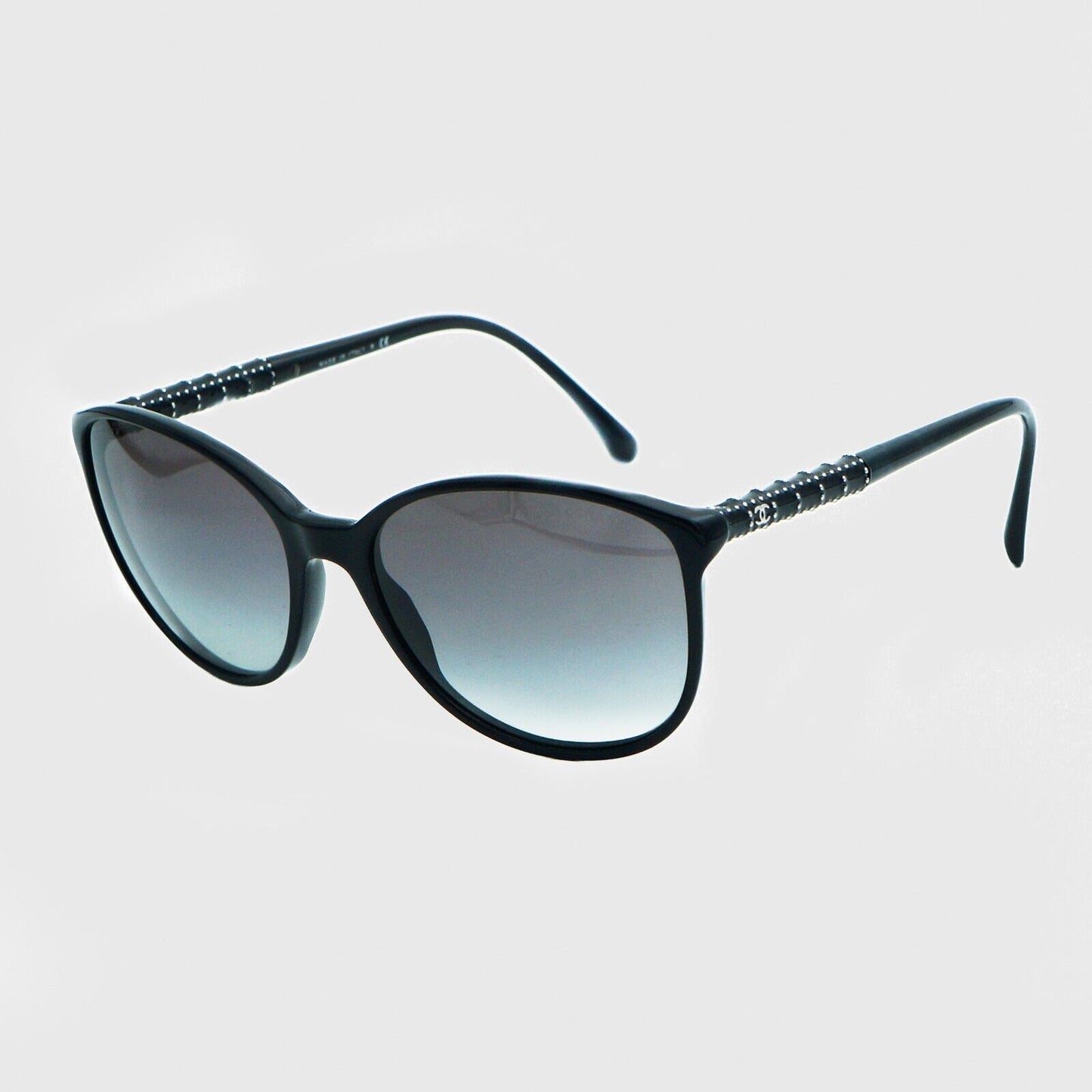 CHANEL 5207 Black Cat Eye Sunglasses Vintage 00s