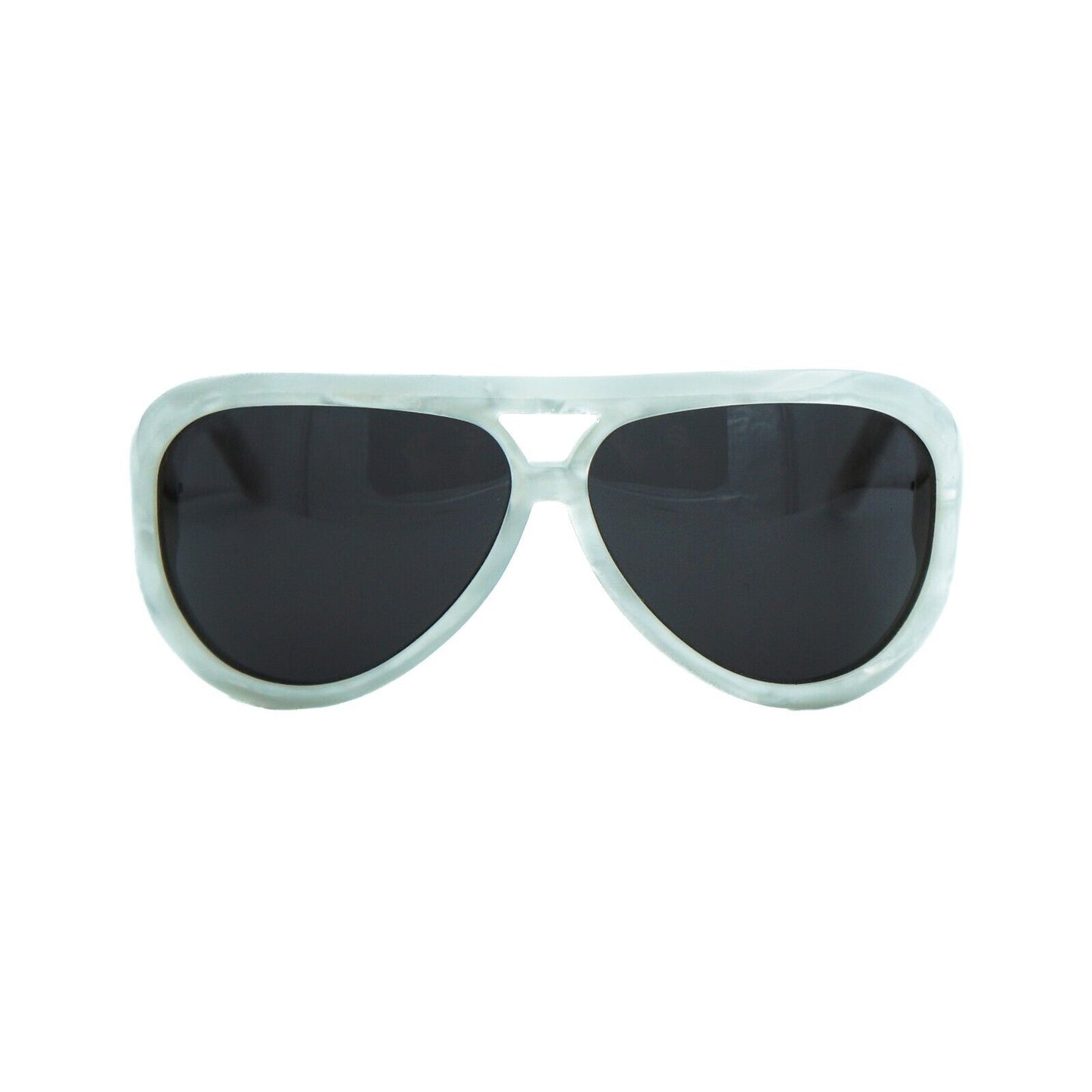 Christian DIOR AVIADIOR 1 Pearl White Aviator Sunglasses Vintage 90s 00s