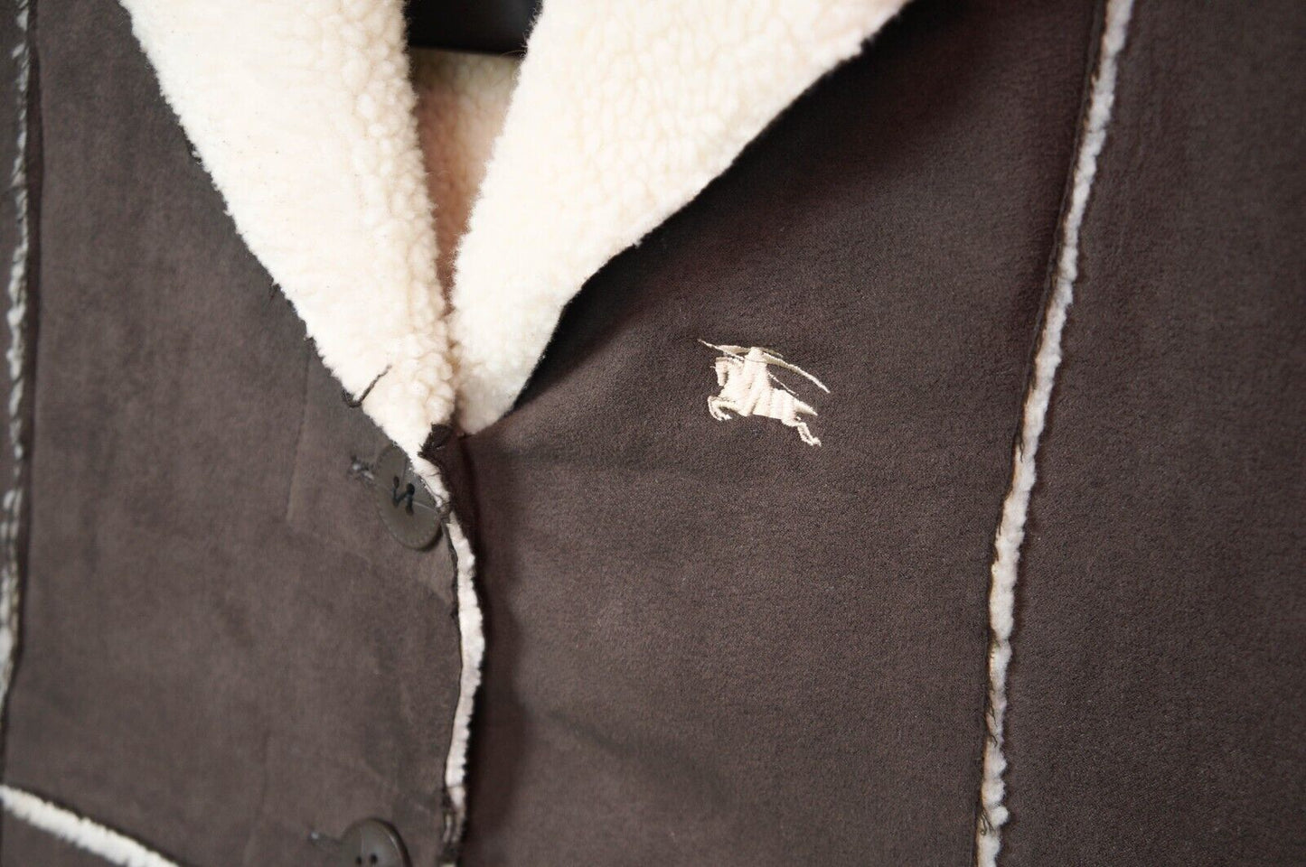 Burberry Prorsum Shearling Coat Brown Jacket